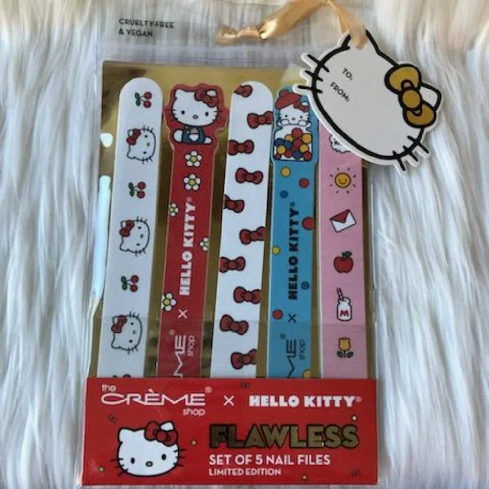 The Crème Shop x Hello Kitty Sleep Mask & Nail File Set